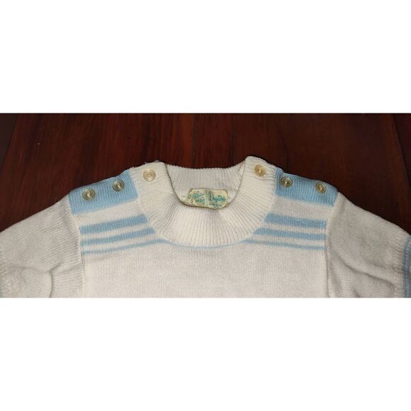 Lilla Mej Dayton's  Infant's one piece sweater with snap bottom. Vintage Made in - Picture 4 of 14